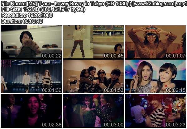 [MV] T-ara - Lovey Dovey in Tokyo (HD 1080p Youtube)